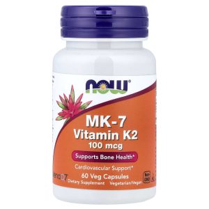 MK-7 Vitamin K-2 100 mcg, 60 Veg Capsules của NOW Foods