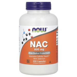 NAC 600 mg, 250 Capsules của NOW Foods