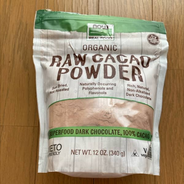 now foods real food organic raw cacao powder 12 oz 340 g 2