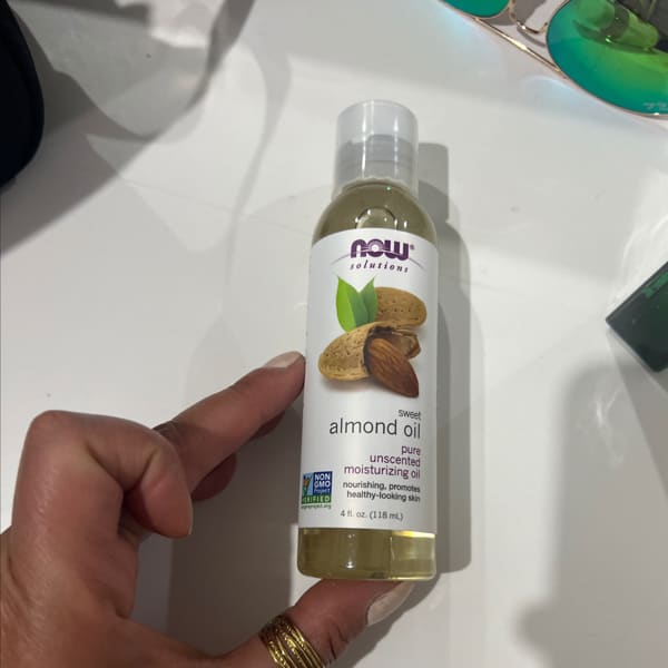 now foods solutions sweet almond oil pure moisturizing oil unscented 16 fl oz 473 ml 2