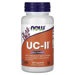 UC-II Joint Health with Undenatured Type II Collagen, 120 Capsules của NOW Foods