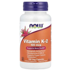 Vitamin K-2, 100 mcg, 100 Veg Capsules của NOW Foods