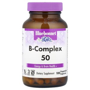 B-Complex 50, 100 Vegetable Capsules của Bluebonnet Nutrition