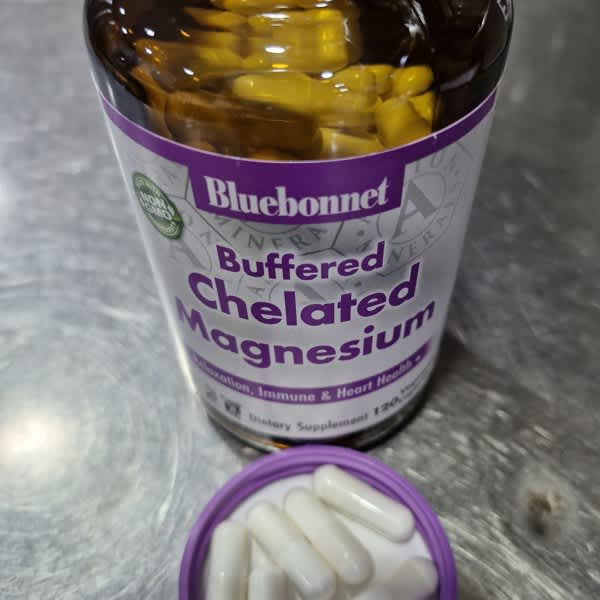 bluebonnet nutrition buffered chelated magnesium 60 vegetable capsules 200 mg per capsule 2