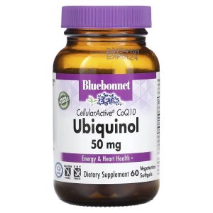 CellularActive CoQ10 Ubiquinol 50 mg, 60 Vegetarian Softgels của Bluebonnet Nutrition