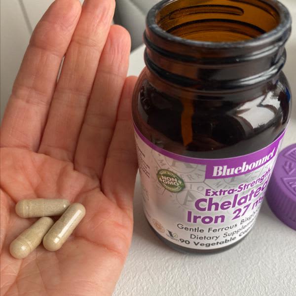 bluebonnet nutrition chelated iron extra strength 27 mg 90 vegetable capsules 2