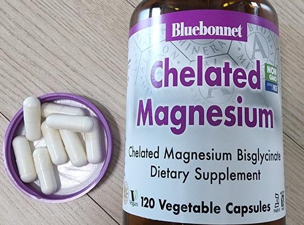 bluebonnet nutrition chelated magnesium 60 vegetable capsules 100 mg per capsule 2