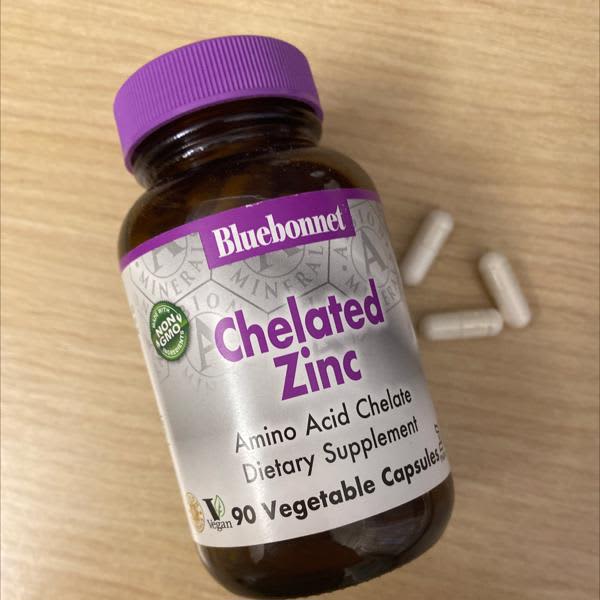 bluebonnet nutrition chelated zinc 90 vegetable capsules 30 mg per capsule 2