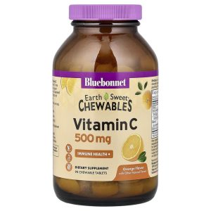 Bluebonnet Nutrition Vitamin C Earth Sweet Chewables, 500mg, 90 viên nhai