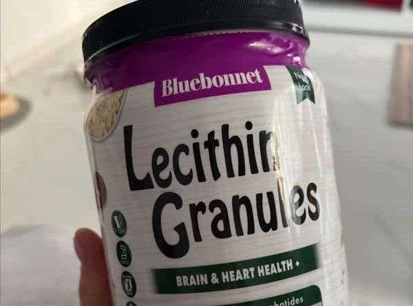 bluebonnet nutrition lecithin granules unflavored 12 7 oz 360 g 2