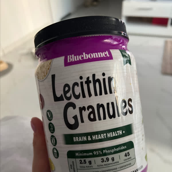 bluebonnet nutrition lecithin granules unflavored 12 7 oz 360 g 2