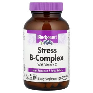 Stress B-Complex, 100 viên nang thực vật của Bluebonnet Nutrition