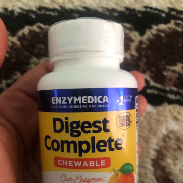 enzymedica chewable digest complete orange 30 tablets 2