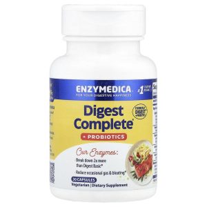 Enzymedica Digest Complete Probiotics 30 Capsules