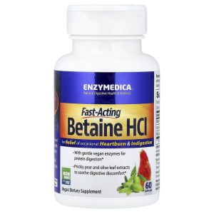 Fast Acting Betaine HCL, 60 Capsules của Enzymedica