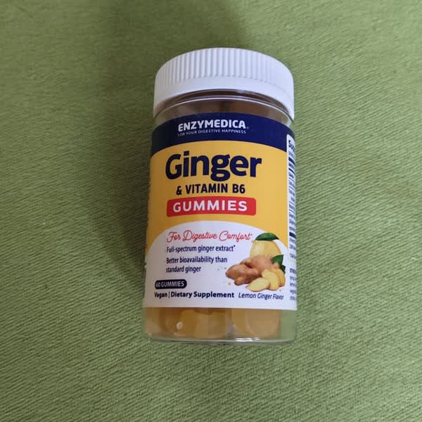 enzymedica ginger vitamin b6 gummies lemon ginger 60 gummies 2