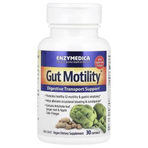 Gut Motility, Digestive Transport Support, 30 Capsules của Enzymedica