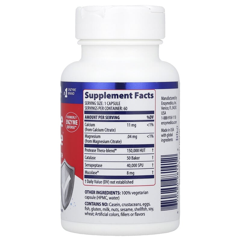 Enzymedica, Immune Defense, 60 Capsules