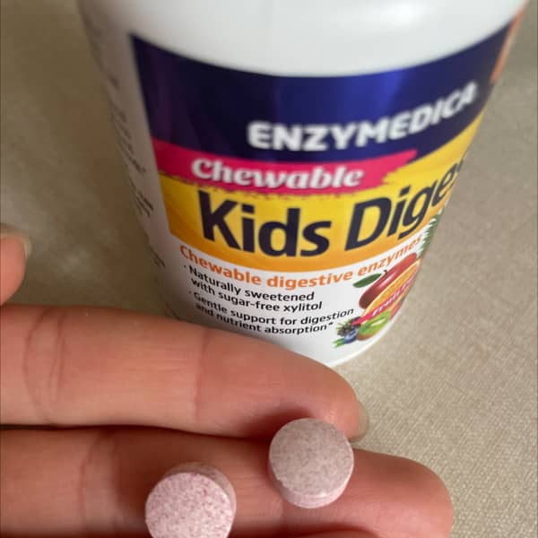 enzymedica kids digest fruit punch 60 chewable tablets 2
