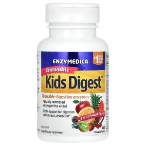 Kids Digest Fruit Punch 60 Chewable Tablets của Enzymedica