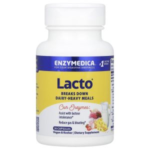 Lacto, 30 Capsules của Enzymedica