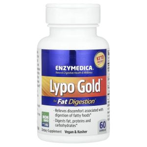 Lypo Gold for Fat Digestion, 60 Capsules của Enzymedica