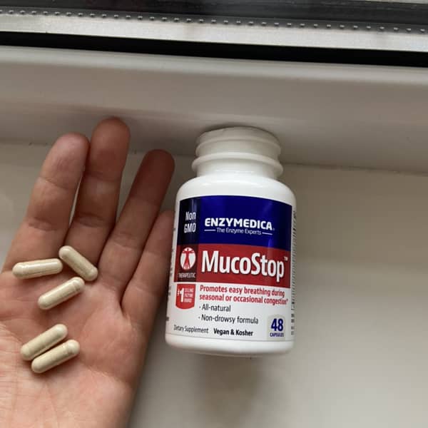 enzymedica mucostop 48 capsules 2