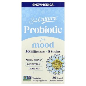 Subculture Probiotic for Mood, 30 Delayed Release Capsules của Enzymedica