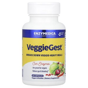 VeggieGest, 60 Capsules của Enzymedica