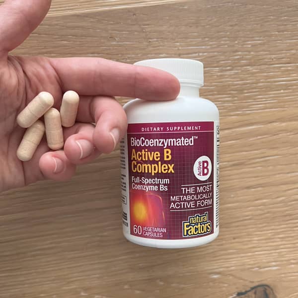 natural factors biocoenzymated active b complex 60 vegetarian capsules 2