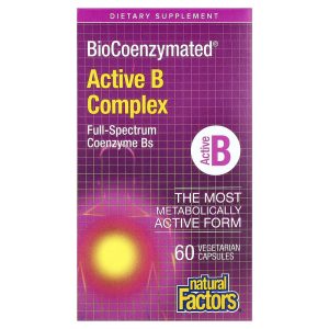 Biocoenzymated Active B Complex, 60 Vegetarian Capsules của Natural Factors