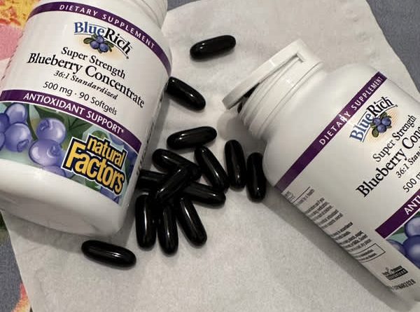 natural factors bluerich super strength blueberry concentrate 500 mg 90 softgels 2