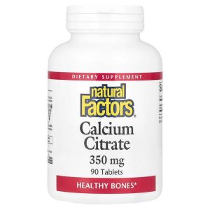 Calcium Citrate 350 mg, 90 Tablets của Natural Factors