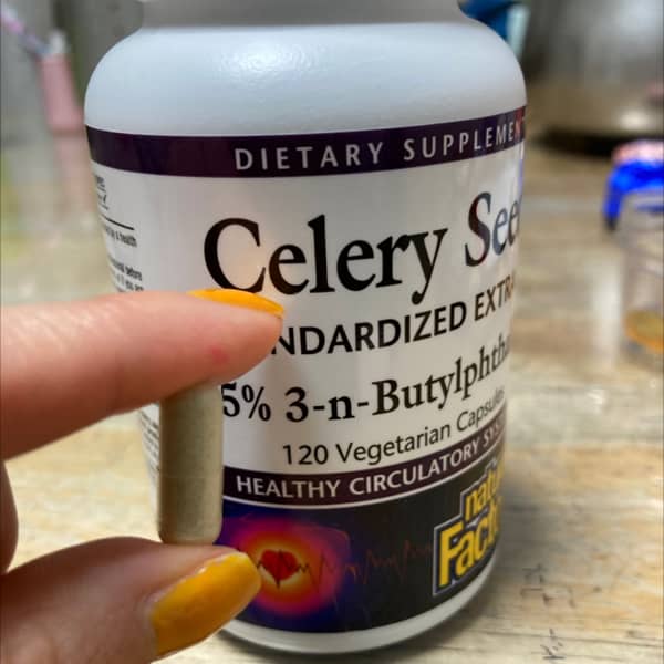 Đánh giá chi tiết Natural Factors Celery Seed Standardized Extract, 120 Vegetarian Capsules 1 natural factors celery seed standardized extract 120 vegetarian capsules 2