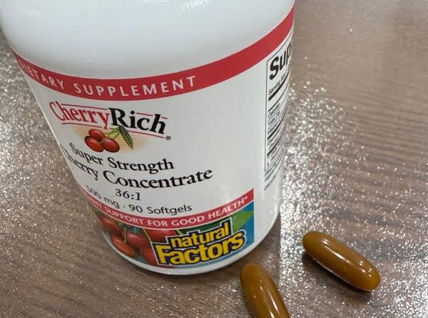 natural factors cherry rich super strength cherry concentrate 500 mg 90 softgels 2