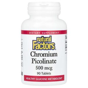 Chromium Picolinate 500 mcg, 90 Tablets của Natural Factors