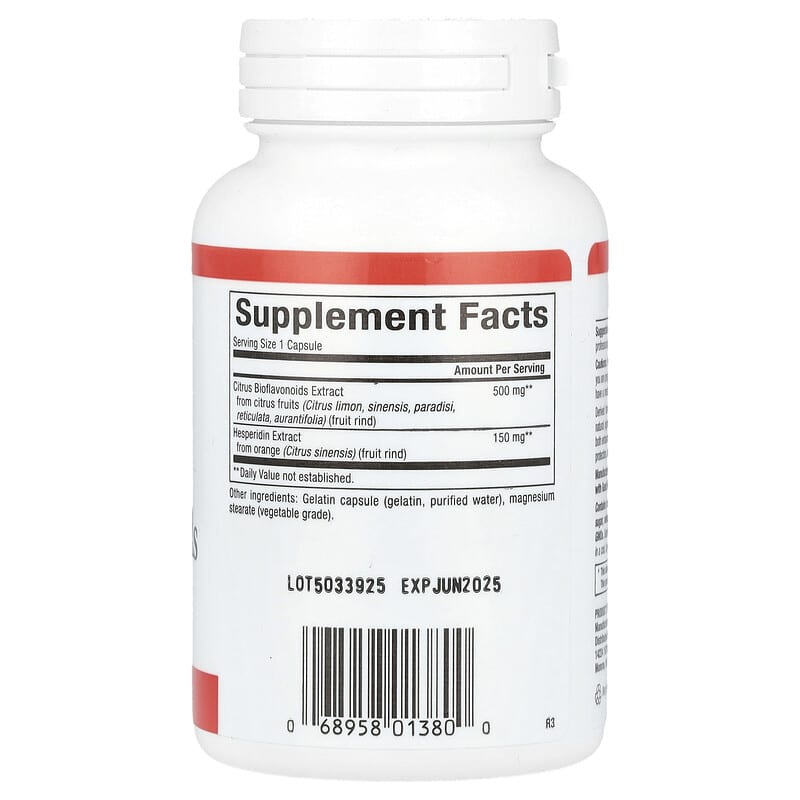 Natural Factors, Citrus Bioflavonoids Plus Hesperidin, 650 mg, 90 Capsules