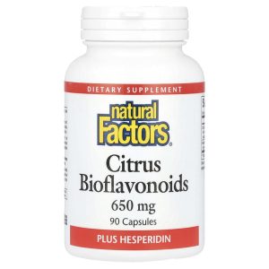 Citrus Bioflavonoids Plus Hesperidin, 650 mg, 90 Capsules của Natural Factors