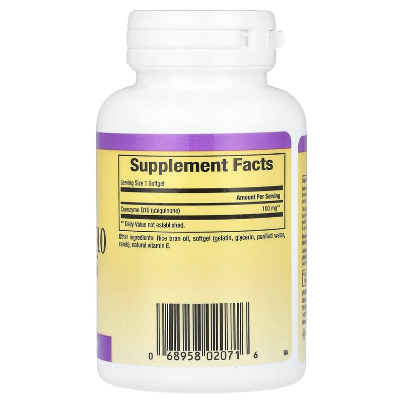 Natural Factors Coenzyme Q10 100 mg 60 Softgels