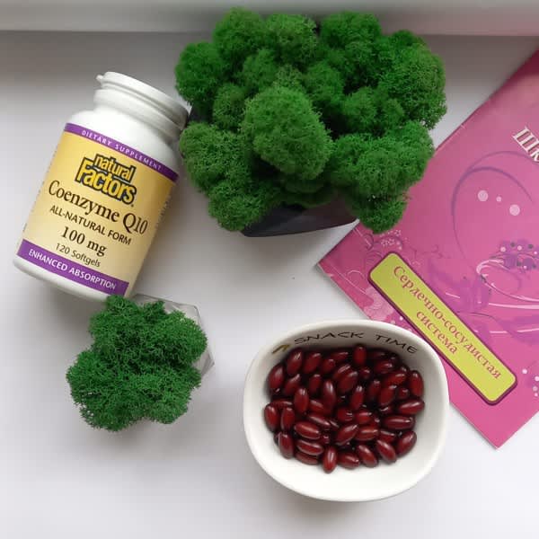 My account 1 natural factors coenzyme q10 100 mg 60 softgels 2