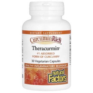 CurcuminRich Theracurmin, 30 mg, 30 Vegetarian Capsules của Natural Factors