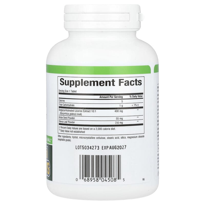 Đánh giá chi tiết Natural Factors DGL Deglycyrrhizinated Licorice Root Extract 90 Chewable Tablets 2 Natural Factors DGL Deglycyrrhizinated Licorice Root Extract 90 Chewable Tablets