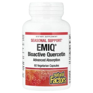 Emiq Bioactive Quercetin, 60 Vegetarian Capsules của Natural Factors