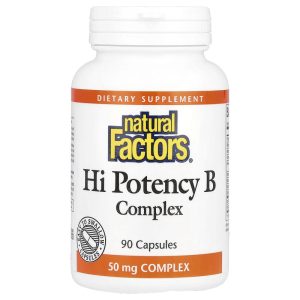 Hi Potency B Complex, 90 Capsules của Natural Factors