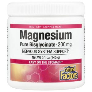 Magnesium Pure Bisglycinate, 5.1 oz (145 g) của Natural Factors