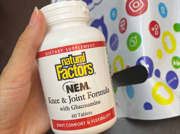 natural factors nem knee joint formula with glucosamine 60 tablets 2