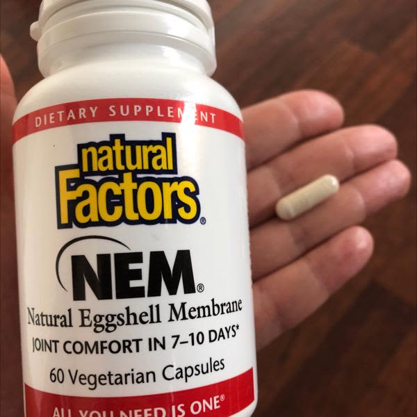 natural factors nem natural eggshell membrane 60 vegetarian capsules 2