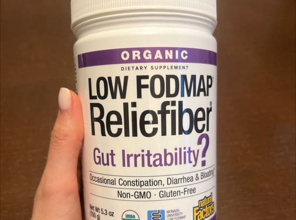natural factors organic low fodmap reliefiber unflavored 5 3 oz 150 g 2