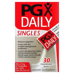 Natural Factors, PGX Daily Singles, 30 Convenient Sticks, 2.5 g Each