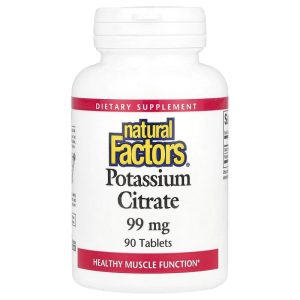 Potassium Citrate 99 mg, 90 Tablets của Natural Factors